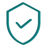 i_pojisteni Modro-bílá ikonka štítu s odškrtnutím